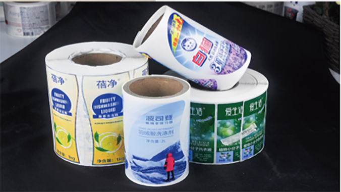 久荣洗衣液不干胶标签给我们生活带来便捷