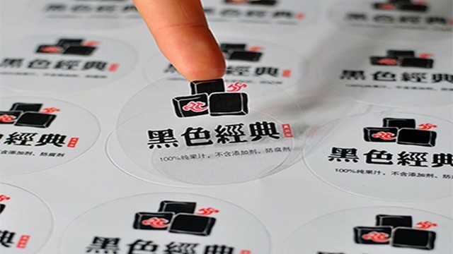 标签生产厂家讲解透明不干胶标签的特性有哪些
